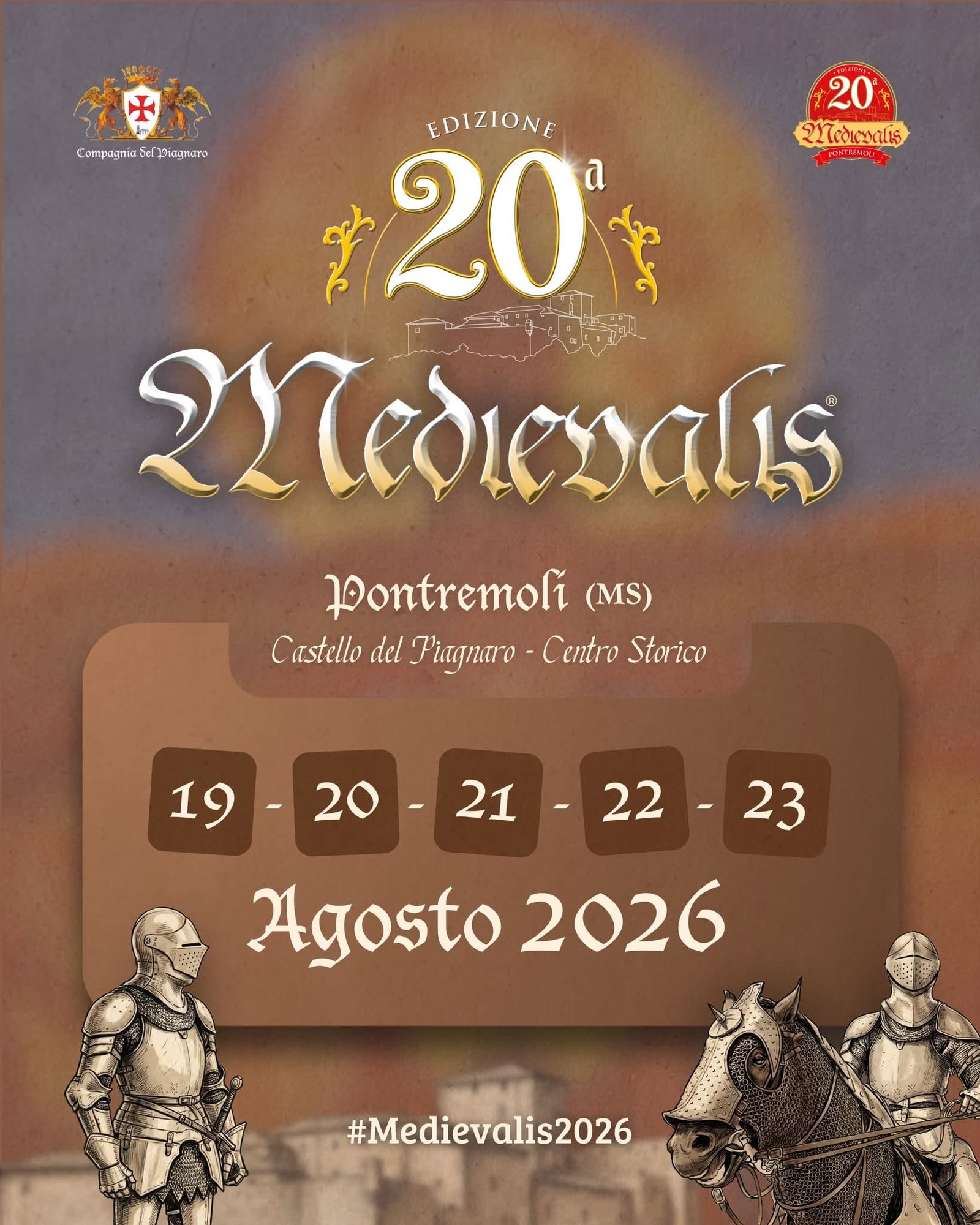 Locandina di Medievalis 2026 a Pontremoli